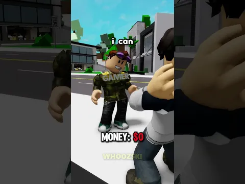 Whoozski Gave Away His Last $100!😢 #roblox #brookhaven
