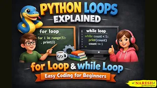 Python Loops Explained for Loop while Loop Easy Coding For Beginners Python for AI Jobs 2026