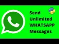 Python Code to Automate Sending Unlimited WhatsApp Message