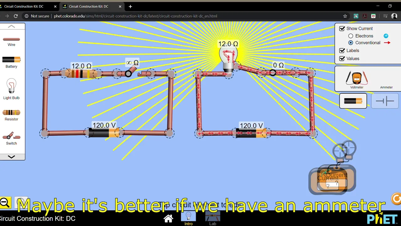 Circuit Construction Kit - Simple Circuit