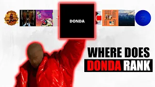 where does donda rank in kanye west s discography
