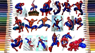 20 Special Classic SPIDER-MAN Coloring Pages NCS Release