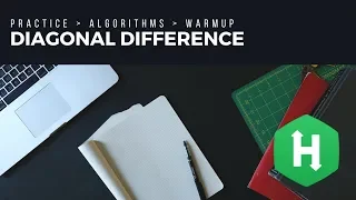EP11 Hackerrank Solution of Diagonal Difference in Golang Coding Interview Question