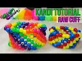 Right Angle Weave Cuff - Kandi Tutorial GingerCandE