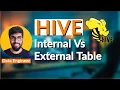 Hive Internal Vs External Table