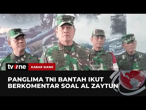 Panglima TNI Bantah Tidak Pernah Berkomentar soal Al Zaytun