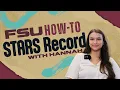 Applying to FSU Link Your STARS Record Through Your Admissions Portal