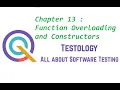 Chapter 13 Java Function Overloading And Constructor