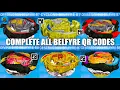 COMPLETE ALL BELFYRE QR CODES BEYBLADE BURST APP TOTAL BURST