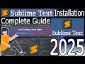 How to install Sublime Text 4 on Windows 2025 Update Demo HTML Program in 4 mins