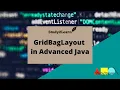 GridBagLayout in Advanced Java Program for GridBagLayout in Advanced java