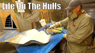 CATAMARAN BUILD –  Transom Access Improvements – Ep209