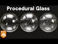 Procedural Glass Material Blender Tutorial