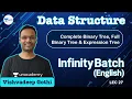 Complete Binary Tree Full Binary Tree Expression Tree L 27 Data Structure GATE 2022
