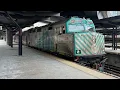 MBTA Haverhill Line Train Boston North Station to Haverhill Station Ride on