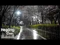 Download Lagu Late Night Calm Park Rain Sounds Healing ASMR voor focusherstel en stressverlichting