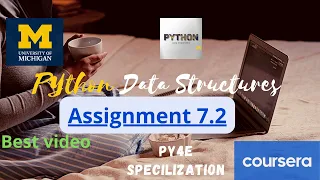 PYTHON DATA STRUCTURES Assignment7 2 coursera