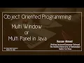 Multi Window or Multi Panel in one Window in Java Object Oriented Programming