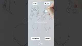 How to draw anime hair accessories