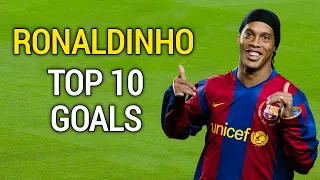 ronaldinho top 10 goals for barcelona