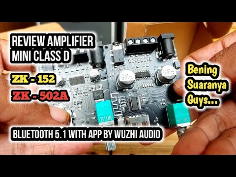 Download MP3 Review ZK-152 \u0026 ZK-502A by Wuzhi Audio | Stereo Class D Amplifier