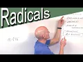 Radicals Complete Review - Simplifying Rationalizing Equations Adding Subtracting