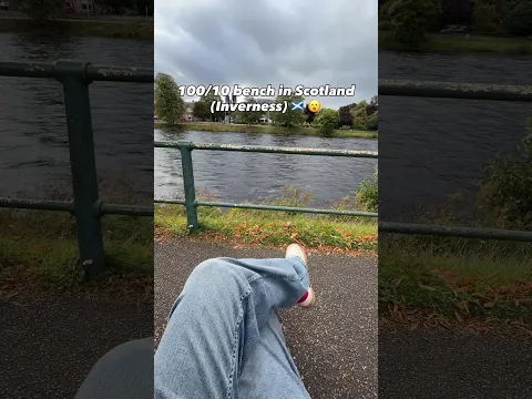 10/10 bench in Inverness, Scotland #scotland #inverness #uklife #trending #life