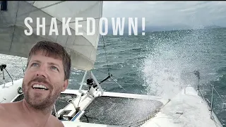 Langkawi to Thailand- 40kt Squalls! Lets test the boat!