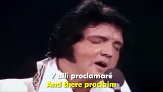 How Great Thou Art - Elvis Presley (Subtítulos en Español + Lyrics) 1977 Last Concert