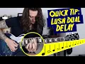 Lagu HOW TO SET UP A DUAL DELAY SOUND (Andy Timmons Style) - Pete \u0026 Vinnie 3-Minute Guitar Tips