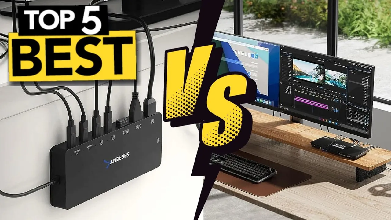 TOP 5 Best HDMI USB KVM Switch Selector [ 2023 Buyer's Guide ]