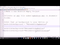 How to create a rounded corners Button in Android Studio tutorial