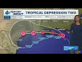 Monday 1 p m tropical weather update Depression expected to become Tropical Storm Bertha soon