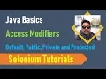 10 Java Basics for Selenium - Access Modifiers
