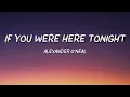 Alexander O'Neal - If You Were Here Tonight