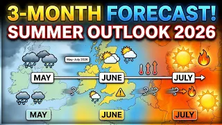 3-Month Weather Forecast May July 2026 UK Ireland Western Europe Outlook