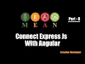 Connect angular and express js http Mean Stack - 8 creative developer