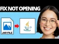 How To Fix Java Not Opening Jar Files