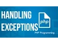 OOP Handling Exceptions