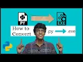 How to convert Python py file to exe file inn 4 minute py to exe easy way Python Tutorial