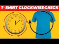 Clockwise T-Shirt checking direction How to check T-shirt clockwise check