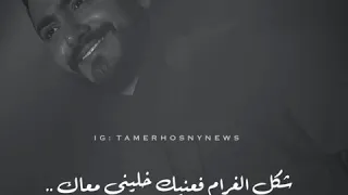 محتاج لكل اللي فيك خليني تامر حسني حالة واتس دندنها