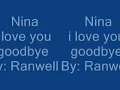nina - i love you goodbye