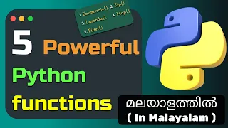 You should know these 5 Powerful Python functions in Malayalam Python Malayalam