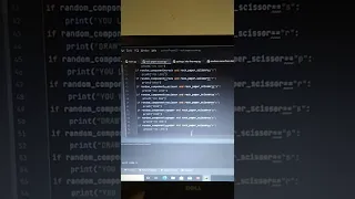 Rock paper scissor python program for beginners