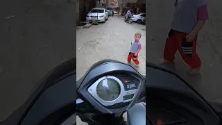 Watch Out For The Children In The Street While Driving Bike Motorcycle Scooter Motorcycles M 