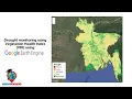 Drought monitoring using Vegetation Health Index VHI using Google Earth Engine
