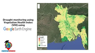 Drought monitoring using Vegetation Health Index VHI using Google Earth Engine