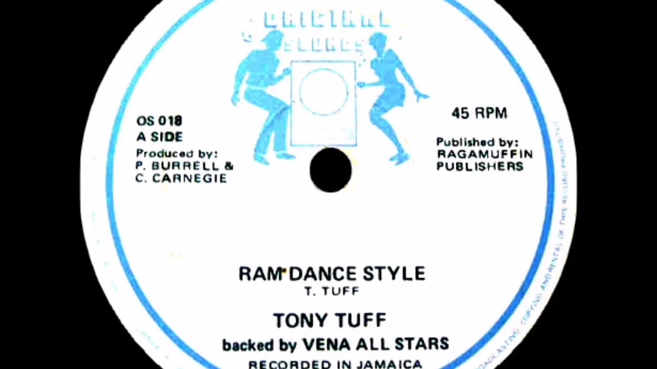 Tony Tuff - Ram Dance Style + Dub - 12" Original Sounds 1987 - TONIGHT RIDDIM 80'S DANCEHALL