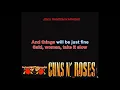 Download Lagu Guns N' Roses - Patience [Karaoke]